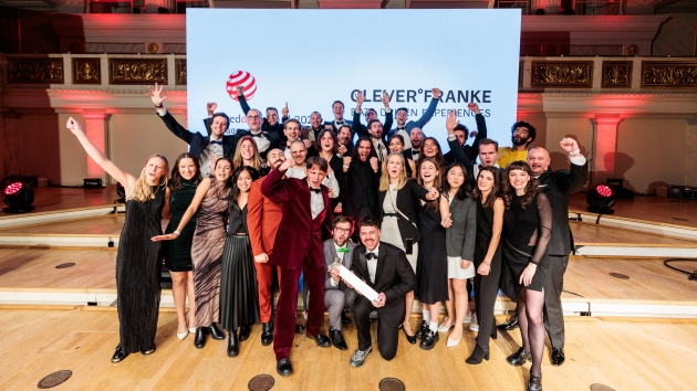 Clever Franke ist 'Red Dot: Agency of the Year 2023' - Clever Franke ist 'Red Dot: Agency of the Year 2023' - Quelle: Red Dot